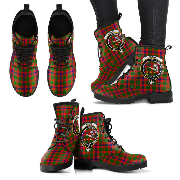 Skene Modern  Leather Boots Footwear Shoes