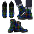 Smith Modern Tartan Leather Boots Footwear Shoes