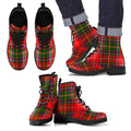 Somerville Modern Tartan Leather Boots Footwear Shoes