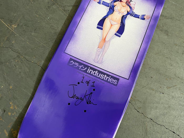 sonico 8.25 X 32.25 PEARL WHITE/PINK MIXED PROCESS SIGNED 1 of 1