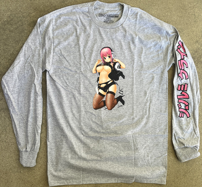sonico LONG SLEEVE t-shirt - HEATHER GREY