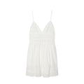 Spicy girl embroidered suspender mini dress