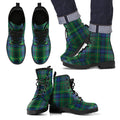 Stewart Hunting Modern Tartan Leather Boots Footwear Shoes