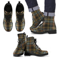 Stewart Hunting Weathered Tartan Leather Boots Footwear Shoes