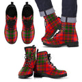 Stewart of Appin Modern Tartan Leather Boots Footwear Shoes