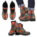 Stewart Royal Ancient Tartan Leather Boots Footwear Shoes