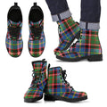 Stirling & Bannockburn District Tartan Leather Boots Footwear Shoes