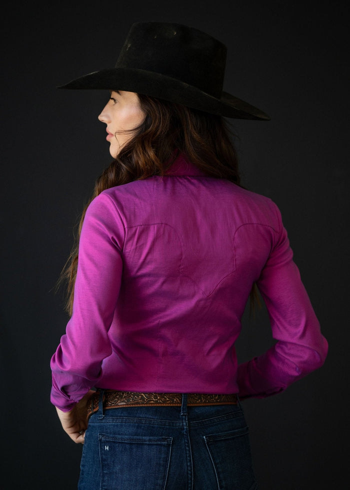 Stretch Taffeta-Beauty Purple