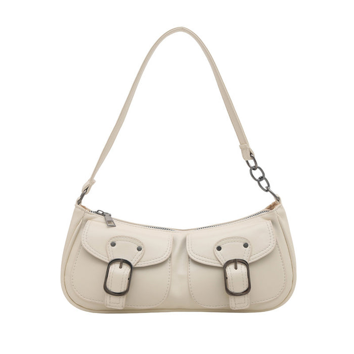 style Commute Mini Bag Simple Casual Shoulder Crossbody Square Bag Small&