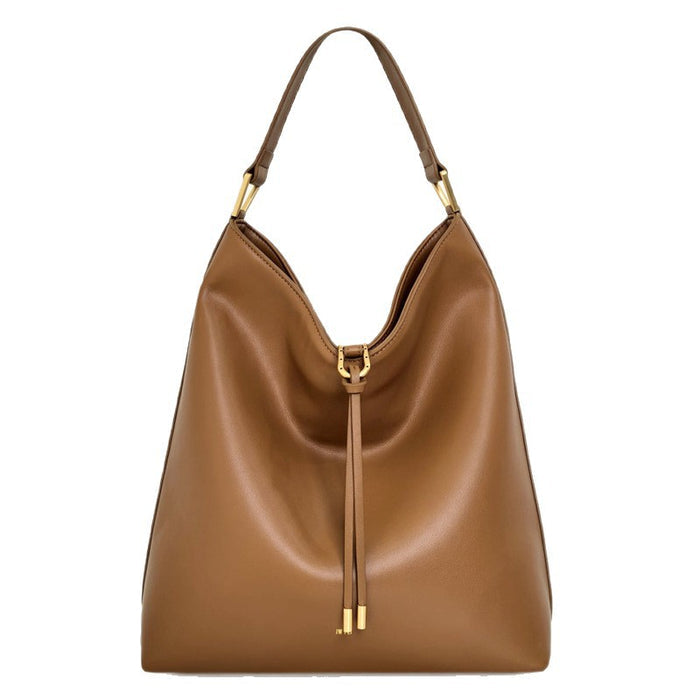 Suede Tote Bag for Women, Large Capacity Commute Crossbody Bucket Bag