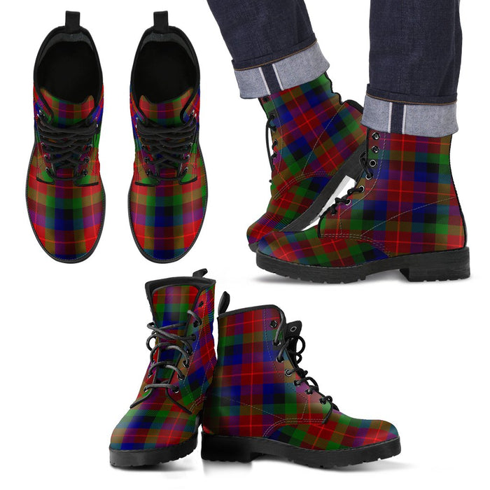Tennant Tartan Leather Boots Footwear Shoes