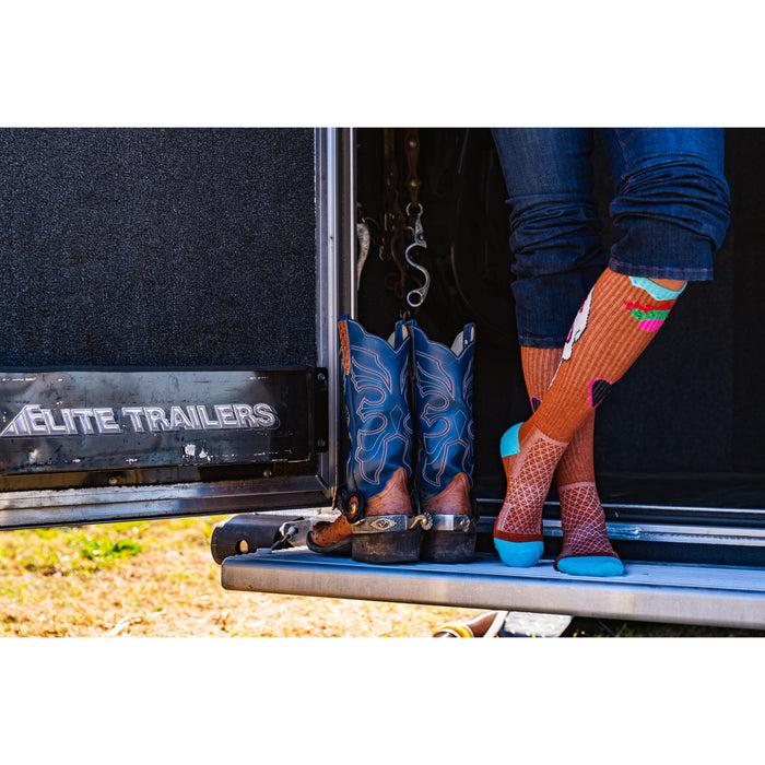 The Lucky 3 Pack | Rebel Faith Buckaroo Performance Boot Socks