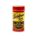 A tin with the words'twenty-almond sticks' on it.