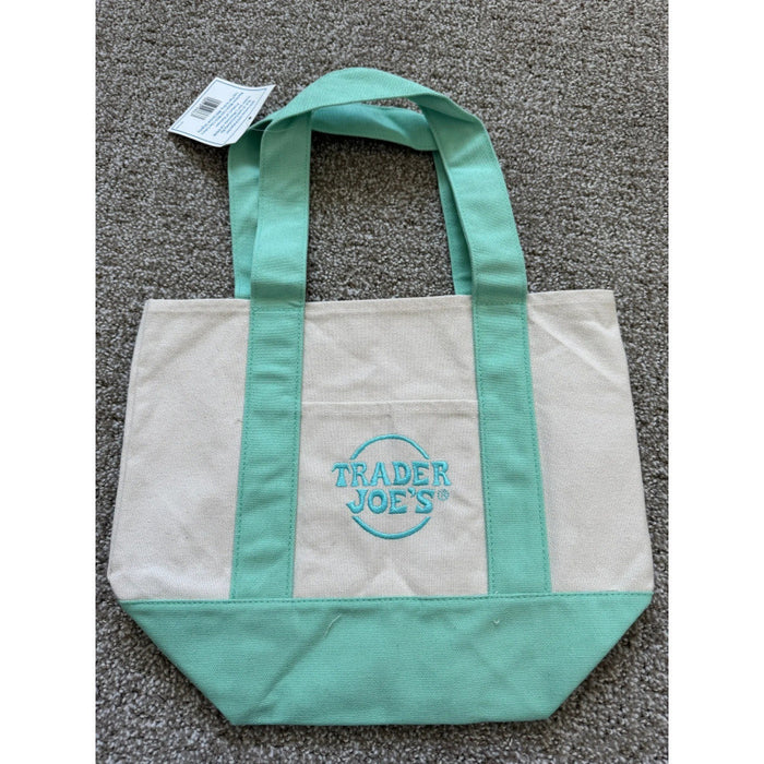 Trendy canvas tote shopping bag
