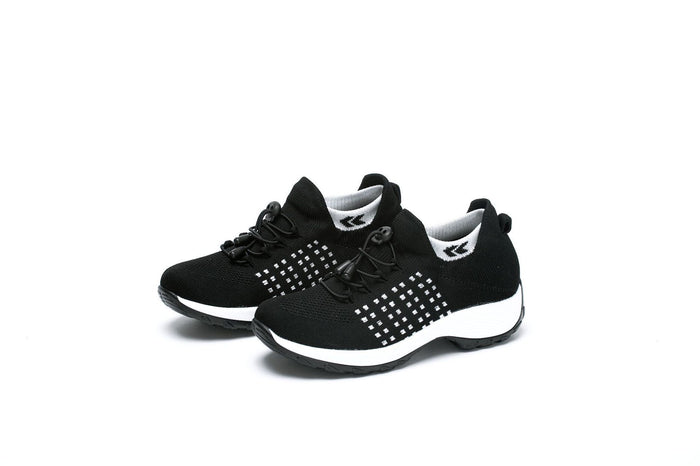 Trendy Mesh Knit SneakersSlip-On Shoes, Breathable Athletic Shoes