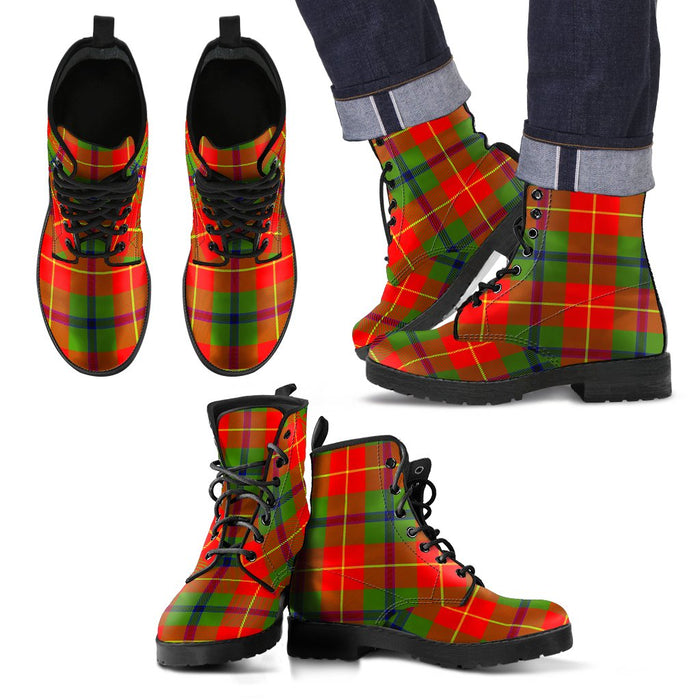 Turnbull Dress Tartan Leather Boots Footwear Shoes
