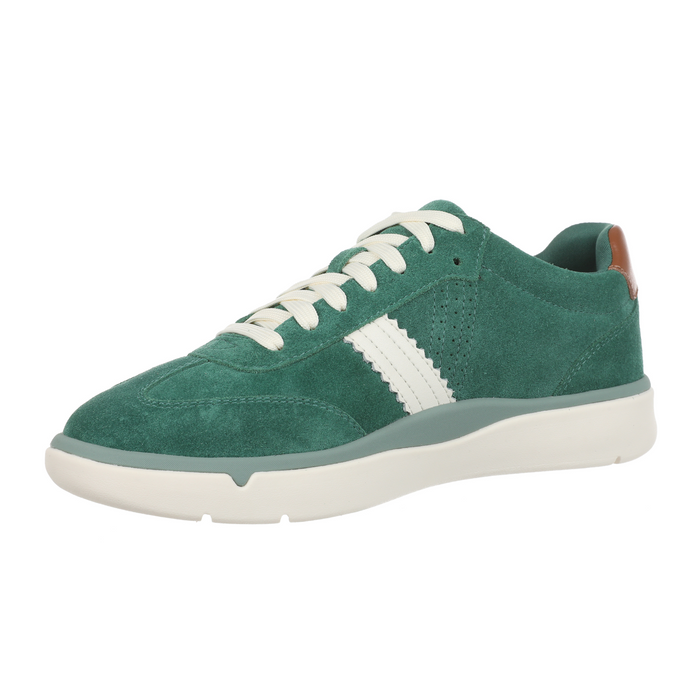 Vionic City Walk Sneaker (Women) - Posy Green Suede Athletic - Casual - Lace Up - The Heel Shoe Fitters