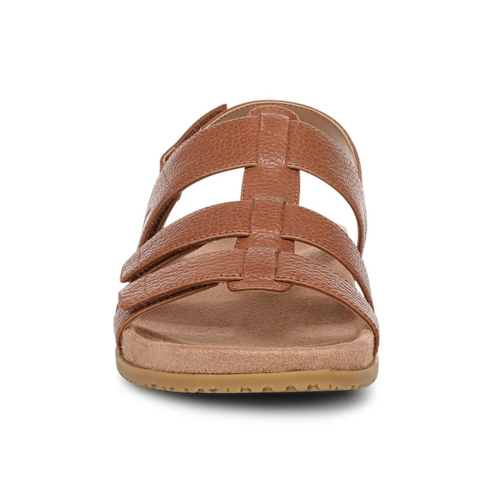 Vionic Eureka Backstrap Sandal (Women) - Tan Leather Sandal - Backstrap - The Heel Shoe Fitters