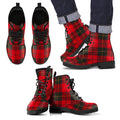 Wallace Weathered Tartan Leather Boots Footwear Shoes
