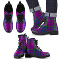 Wardlaw Modern Tartan Leather Boots Footwear Shoes