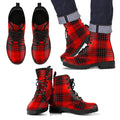 Wemyss Modern Tartan Leather Boots Footwear Shoes