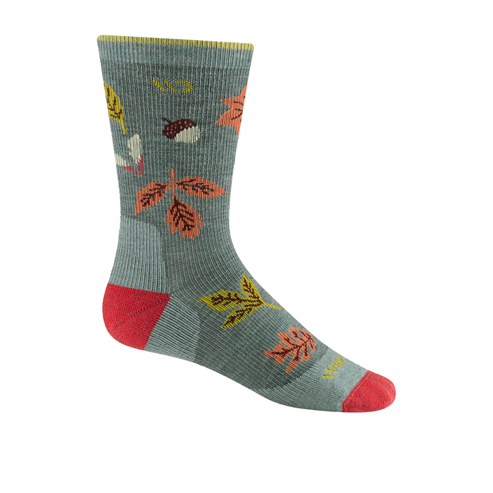 Wide Open Fall In Love Cushioned Crew Sock (Women) - Seafoam Accessories - Socks - Lifestyle - The Heel Shoe Fitters