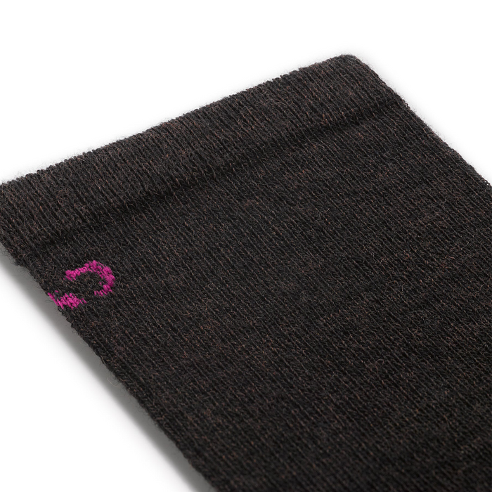 Wide Open Solid Basic Lightweight Crew Sock (Women) - Walnut Accessories - Socks - Lifestyle - The Heel Shoe Fitters