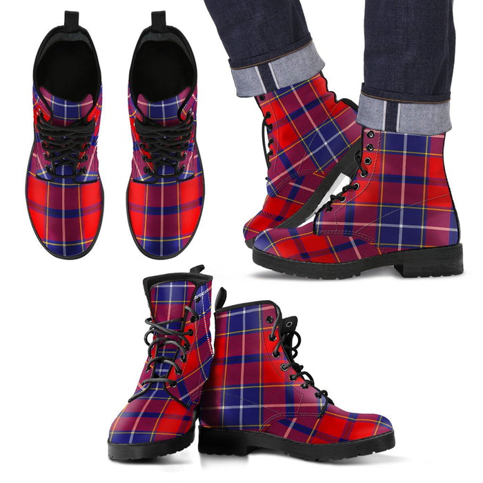Wishart Dress Tartan Leather Boots Footwear Shoes